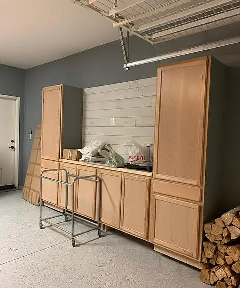 Garage area.