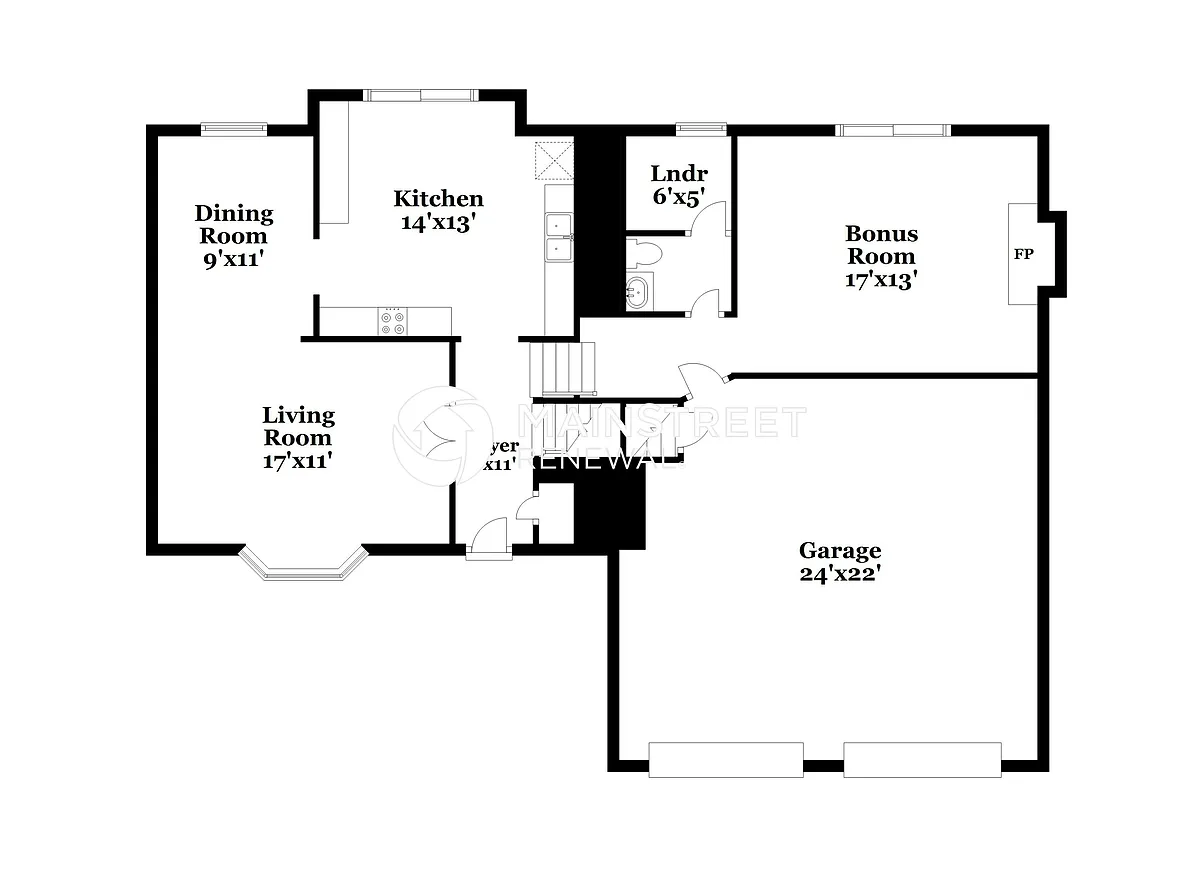 Floor Plan - 7910 N Oregon Ave