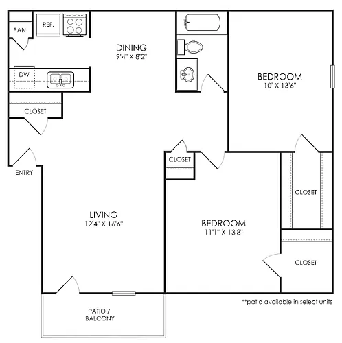 Floor plan B1