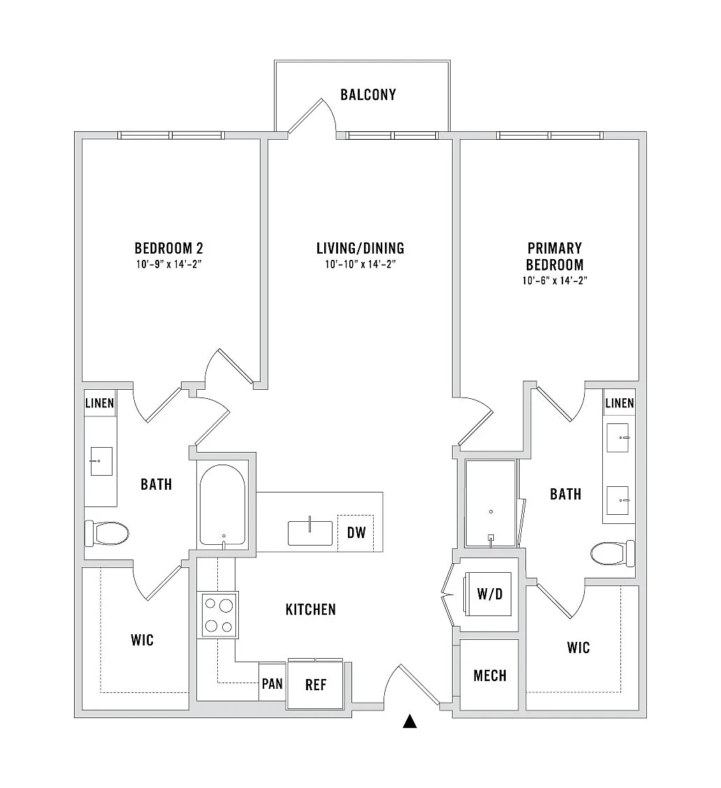 Floor plan B1A