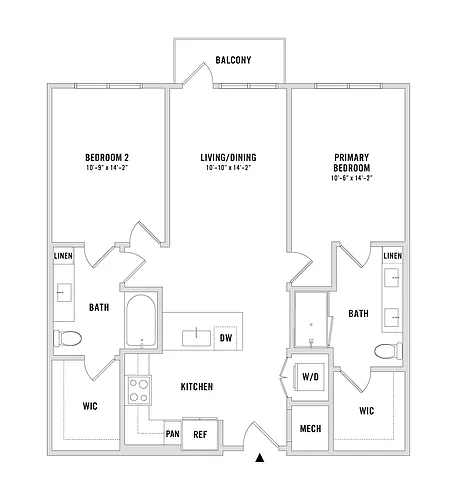 Floor plan B1A