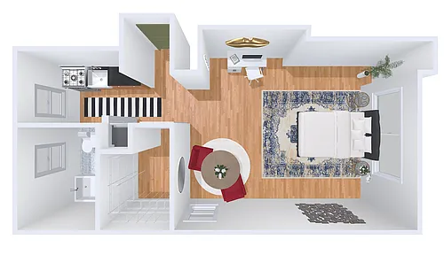 Floor plan studio 1