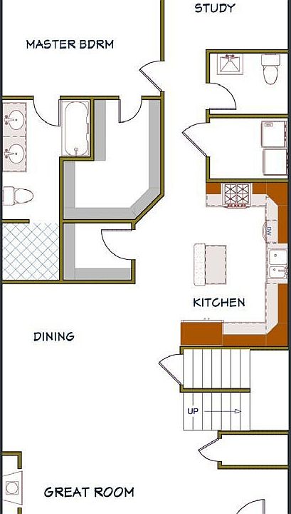 Chason main level floor plan