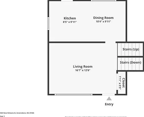 3 bed, 1.0 bath, 1500 sqft, $1,545 — Photo 3