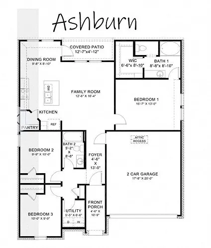 Floor plan 3 Bedroom