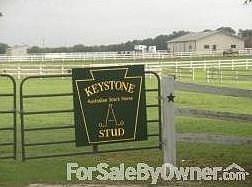 View of horse property : View of property from road at 2nd driveway