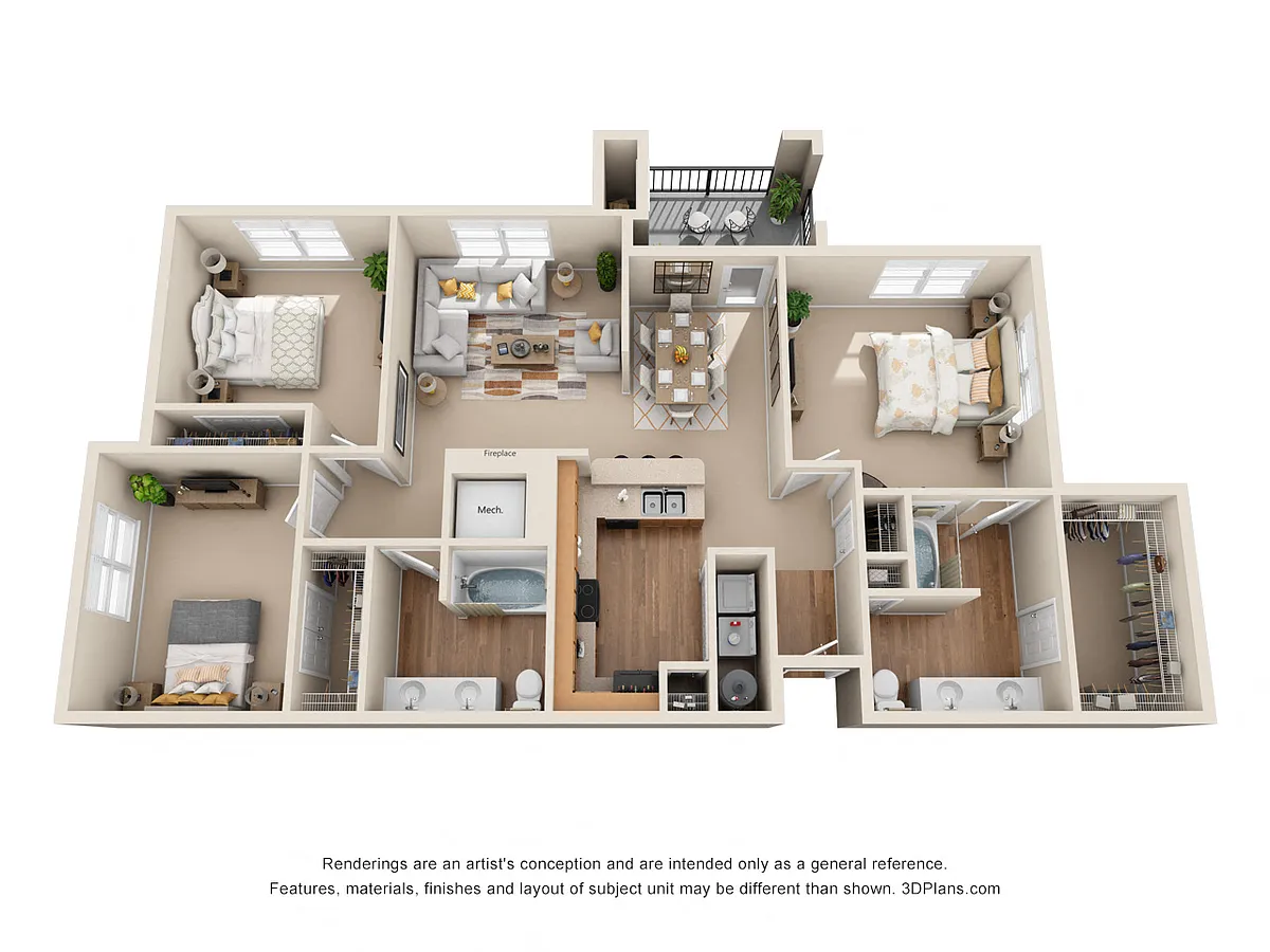 Floor plan The Odessa