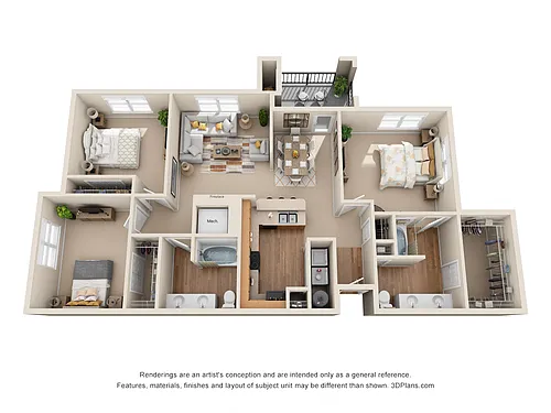 Floor plan The Odessa