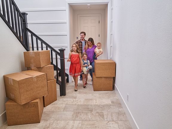 The two-story Rodeo is a spacious, open floor plan designed with growing families in mind.