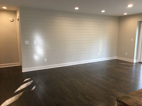LR with shiplap accent wall