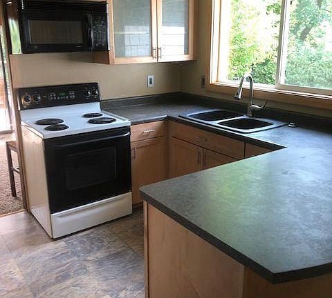 Remodeled kitchen.