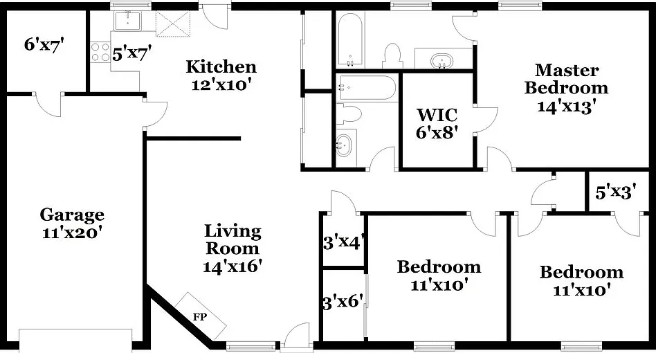 3 bed, 2.0 bath, 1248 sqft, $1,770 — Photo 2