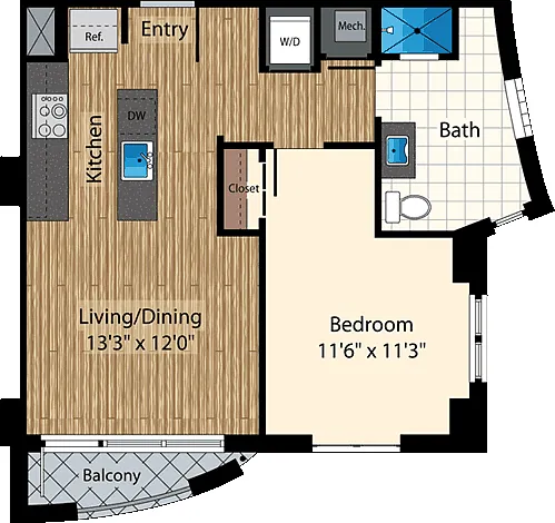 Floor plan 409