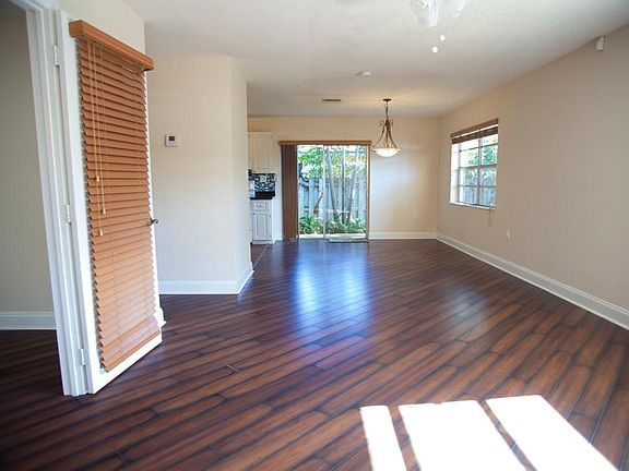 Open plan living/dining area.