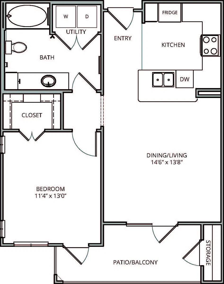 Floor plan A1