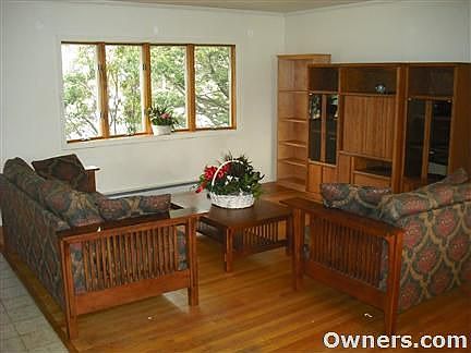 Living Room with bay window