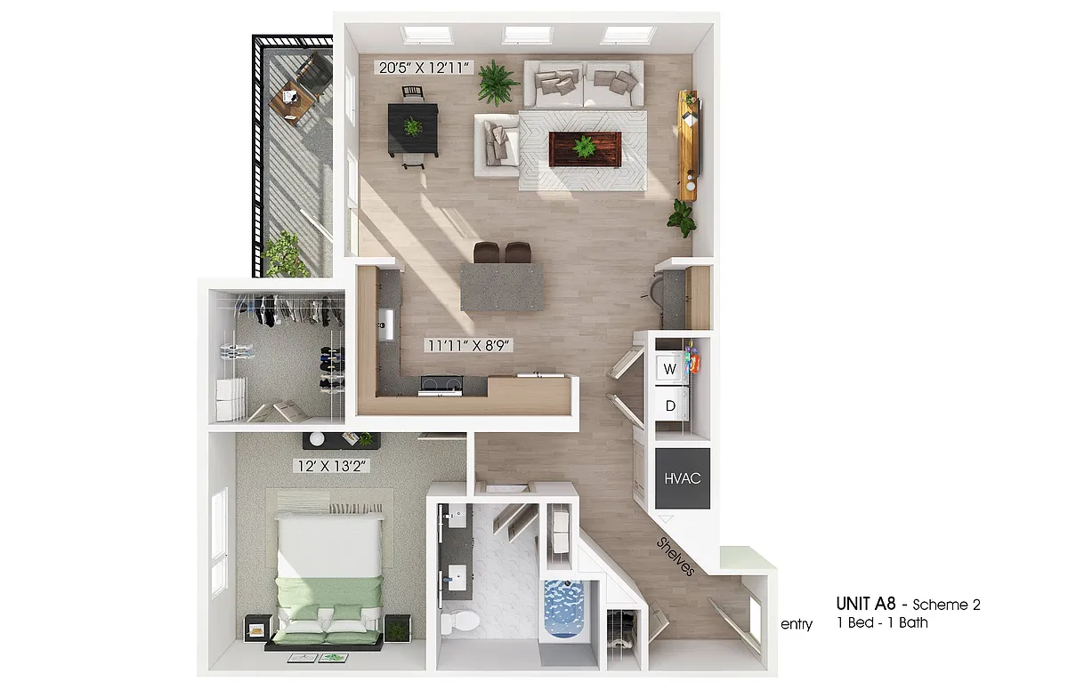 Floor plan A8 Essential Living