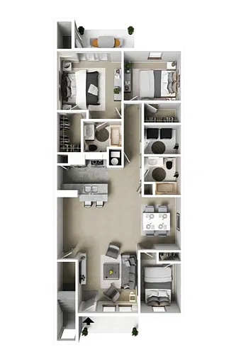 Floor plan 3/2