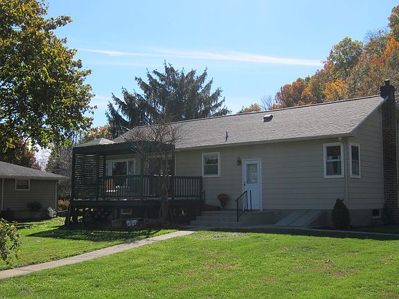 Rear view w/deck