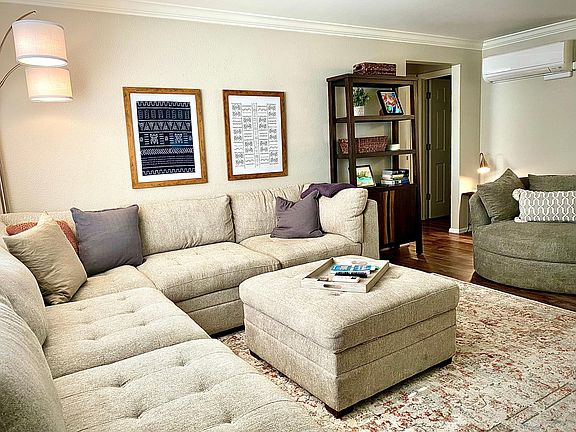 Enter home into great room/living room