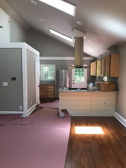 view of great room & kitchen