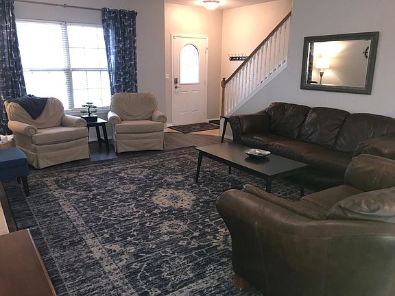 Large living room, view from dining area