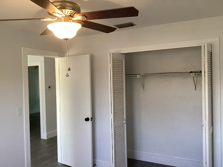 Smaller bedroom closet