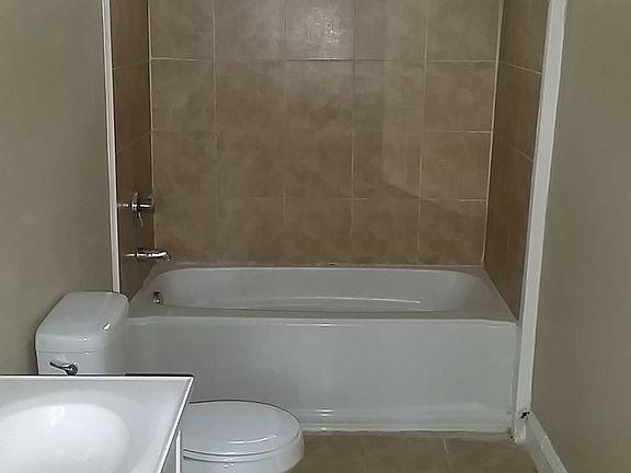 Renovated Bathroom, Custom Tile Throughout