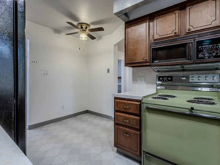 Looking toward breakfast nook in kitchen.