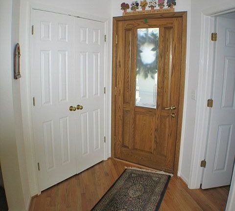 Front door and foyer