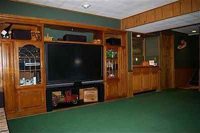 Finished Basement - Built in Entertainment