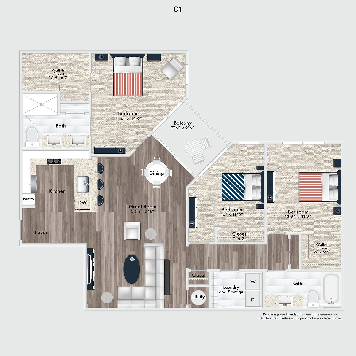 Floor plan C1