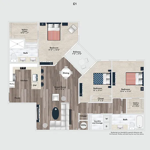 Floor plan C1