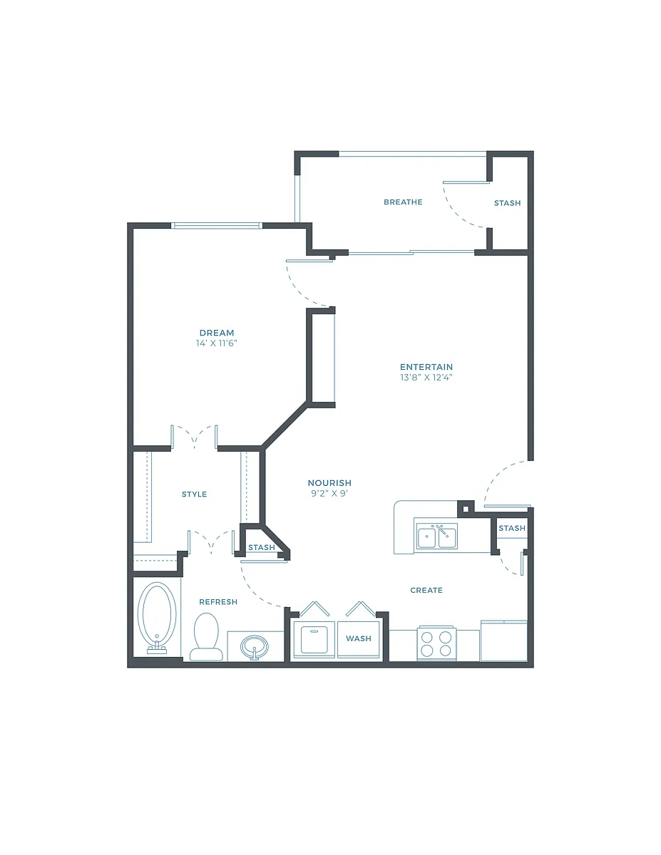 Floor plan A1