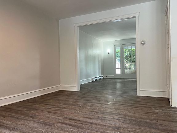 Living room flows directly into the dining room