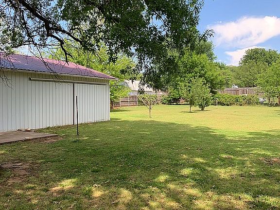 Back yard 1/2 acre. 