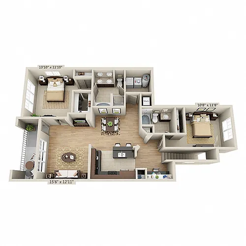 Floor plan B3A