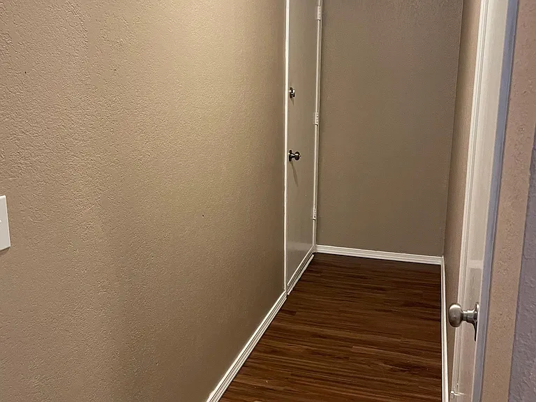 hall to the garage.