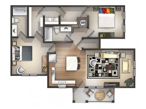 Floor plan Isleworth (B3)