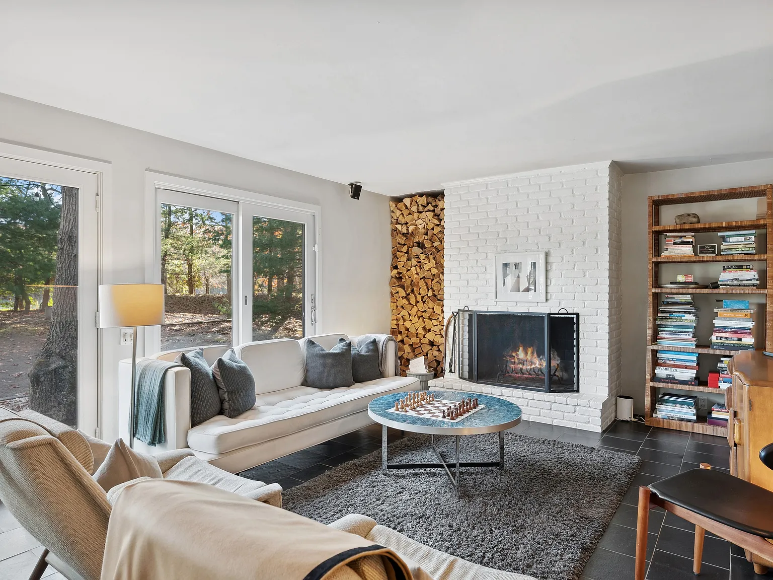 Mid-Century Sagaponack with new heated 75 FT Lap Pool — Photo 3