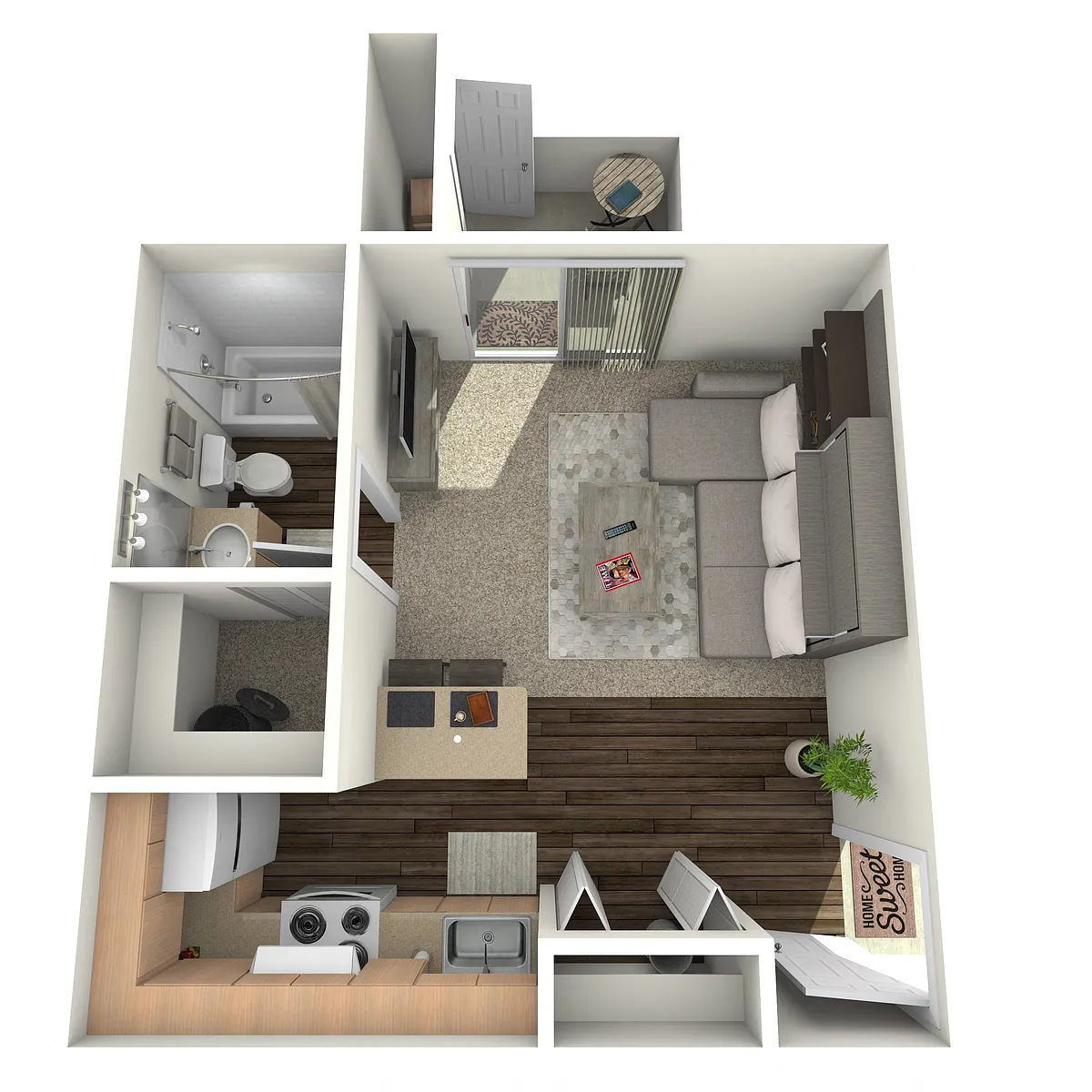 Floor plan Studio