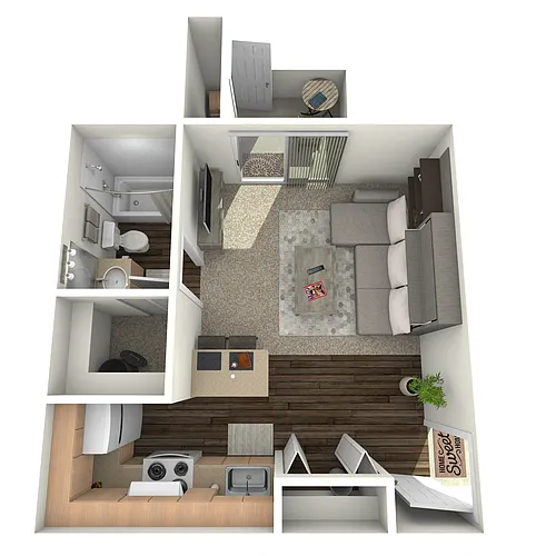 Floor plan Studio