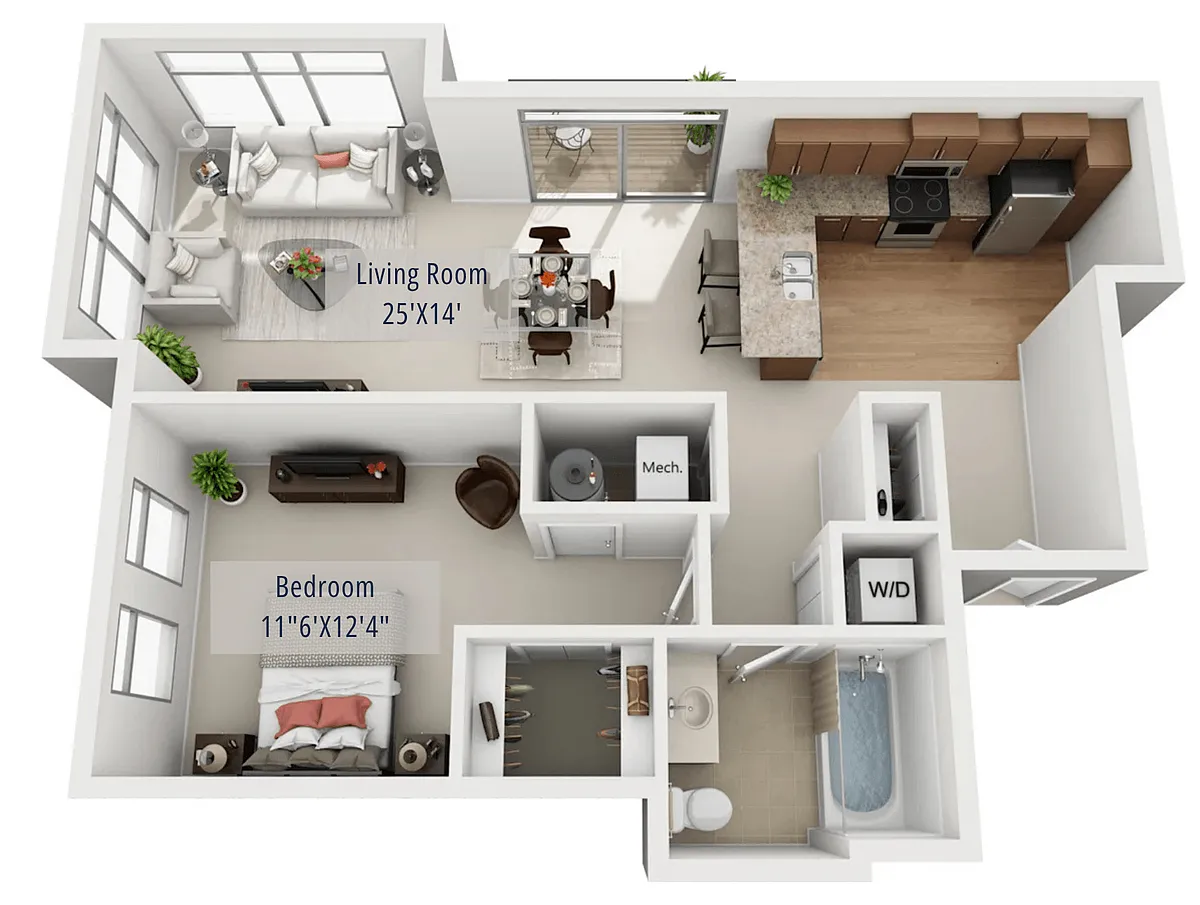 Floor plan 1N