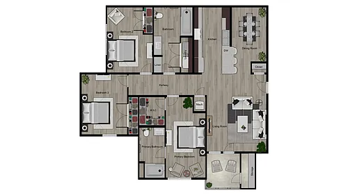 Floor plan 3X2