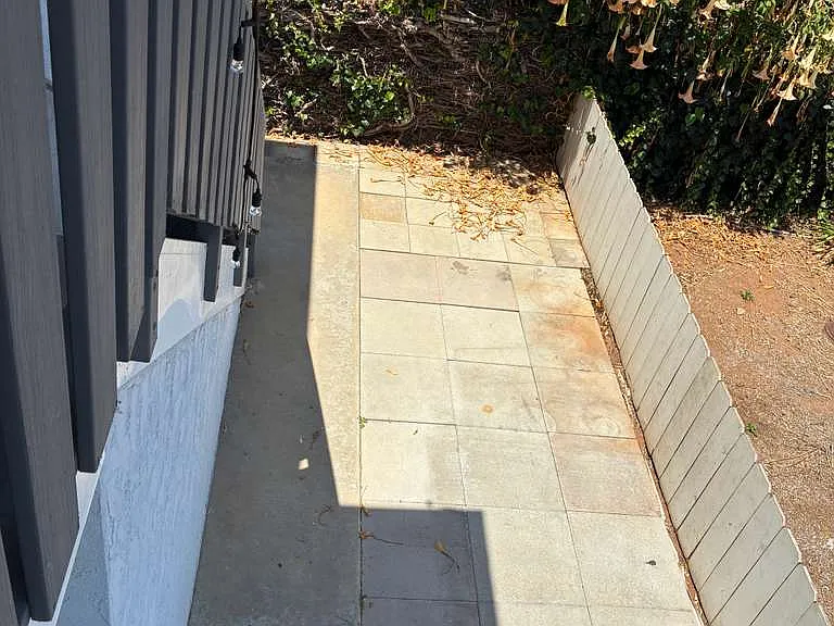 Small patio area