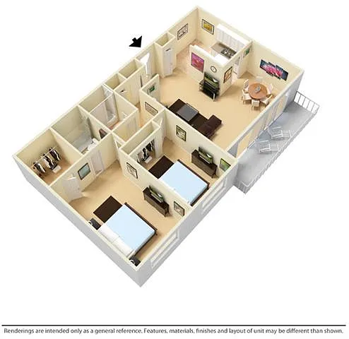 Floor plan 2B2BFE