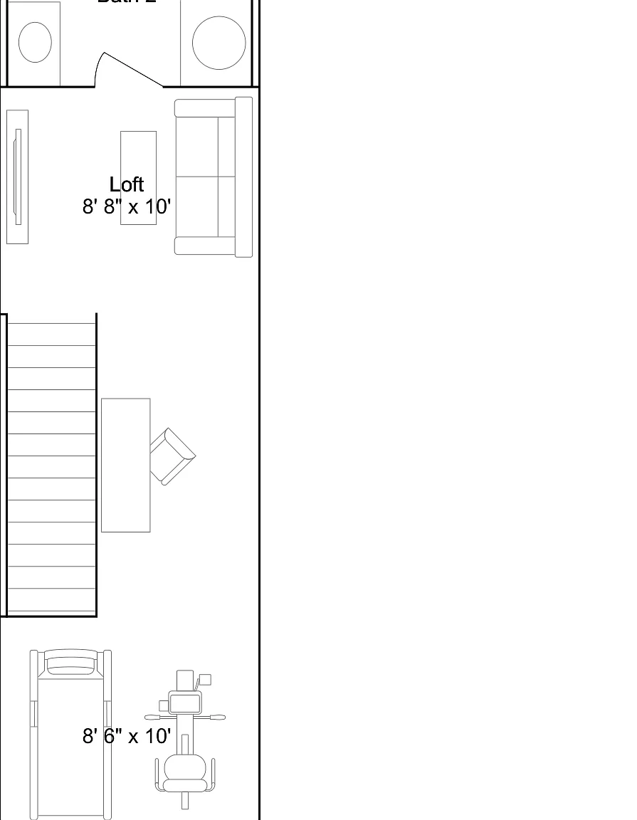 1 bed, 2.0 bath, 661 sqft, $970 — Photo 3
