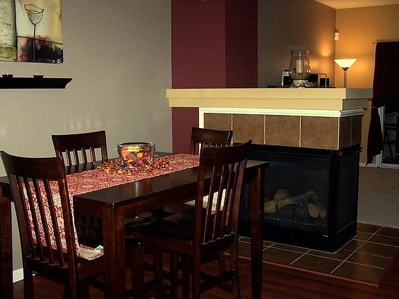 Dining Room w/ Fireplace