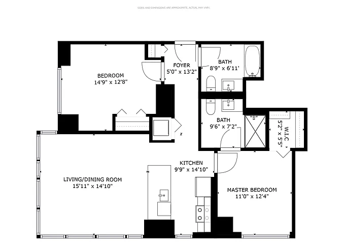 Floor plan asp2b14