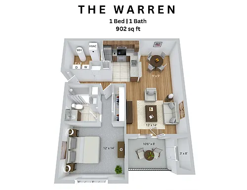 Floor plan Warren